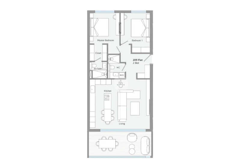 2 Bedroom Apartment for Sale in Germasogeia, Limassol District