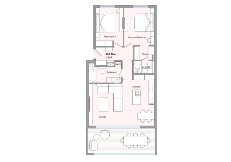 2 Bedroom Apartment for Sale in Germasogeia, Limassol District