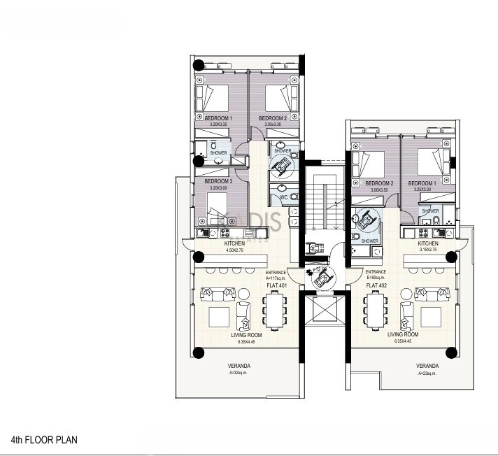3 Bedroom Apartment for Sale in Nicosia – Agios Andreas