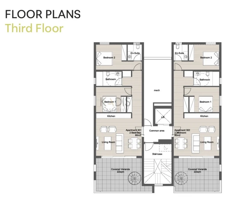 2 Bedroom Apartment for Sale in Limassol – Agios Athanasios