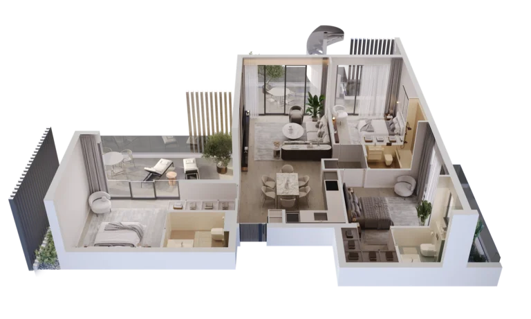 3 Bedroom Apartment for Sale in Potamos Germasogeias, Limassol District